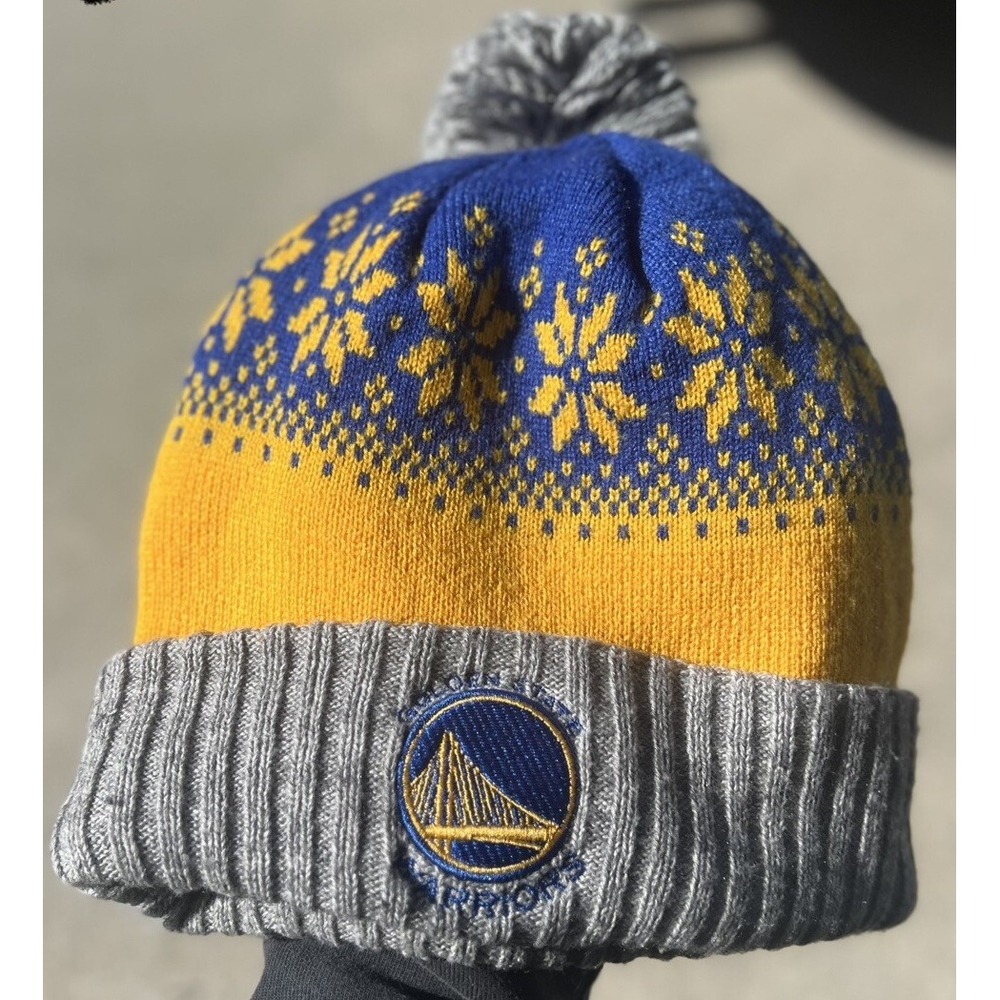 Golden‎ State Warrior Mitchell and Ness Beanie Multicolor OS Winter Outdoor